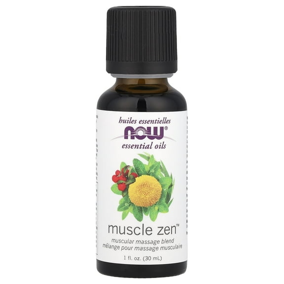 Now Foods Muscle Zen Essential Oil Blend 1 fl. oz. Oil