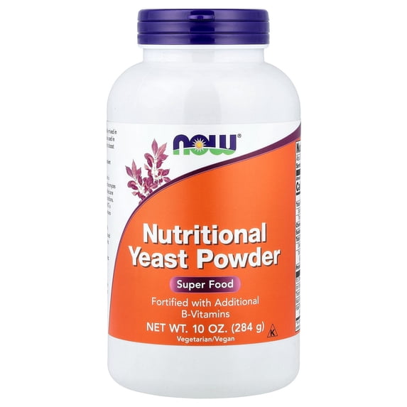 NOW Nutritional Yeast Powder,10-Ounce