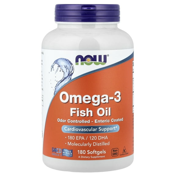 Now Foods Omega-3 Cardiovascular Support, 180 EPA/120 DHA, 90ct