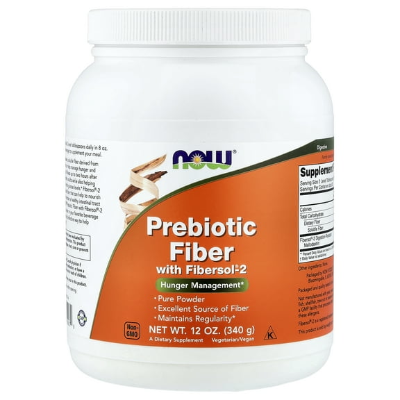 Now Foods Prebiotic Fiber with Fibersol-2 12 oz Powder