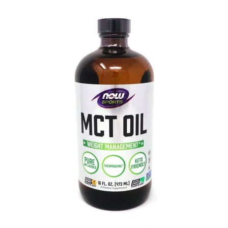 Now Foods - Pure MCT Oil, Weight Management, 16 Fluid Ounces