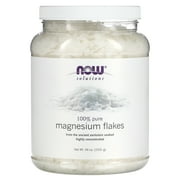 NOW Solutions, Magnesium Flakes, Pure, from the Ancient Seabed, Highly Concentrated, 54-Ounce