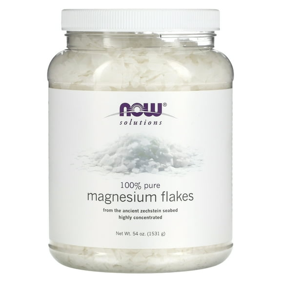 Now Foods Solutions Magnesium Flakes 54 oz Flakes