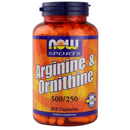 NOW Sports Arginine & Ornithine -- 250 Capsules