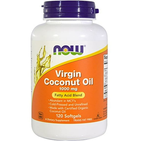 Now Foods Virgin Coconut Oil 120 Ct (Pack Of 2)