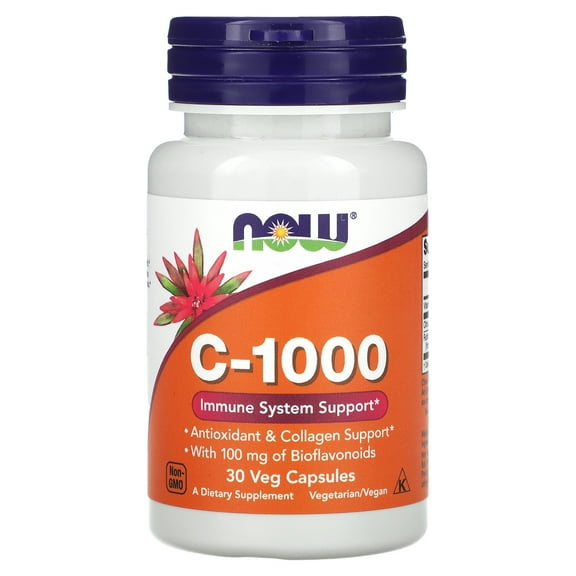 NOW Foods C-1000, 30 Veg Capsules