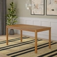 thumbnail image 1 of Now Furniture 60" Wooden Dining Table for 4, Rectangular Kitchen Table - Pecan, 1 of 6