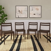 Now Furniture Dining Room Chairs Set of 4, Solid Wood Modern Kitchen Chair