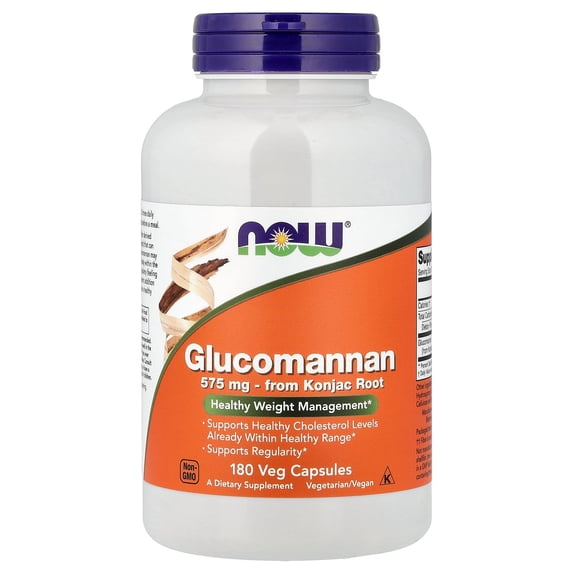 Now Glucomannan 180 Capsules