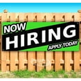 thumbnail image 1 of Now Hiring Apply Today 13 oz Vinyl Banner With Metal Grommets, 1 of 4