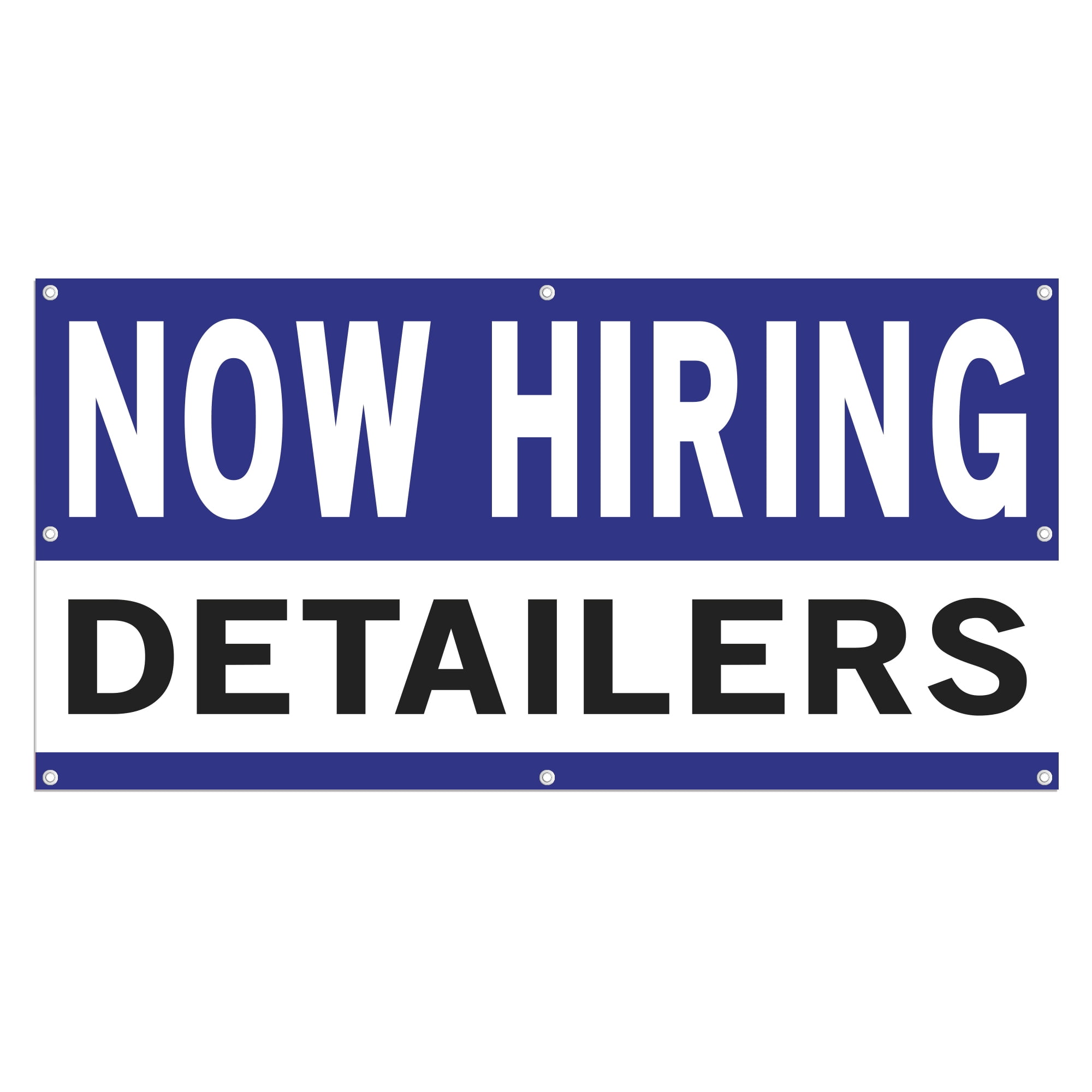 Now Hiring Detailers 13 oz Heavy Duty Vinyl Banner Jobs Available Auto