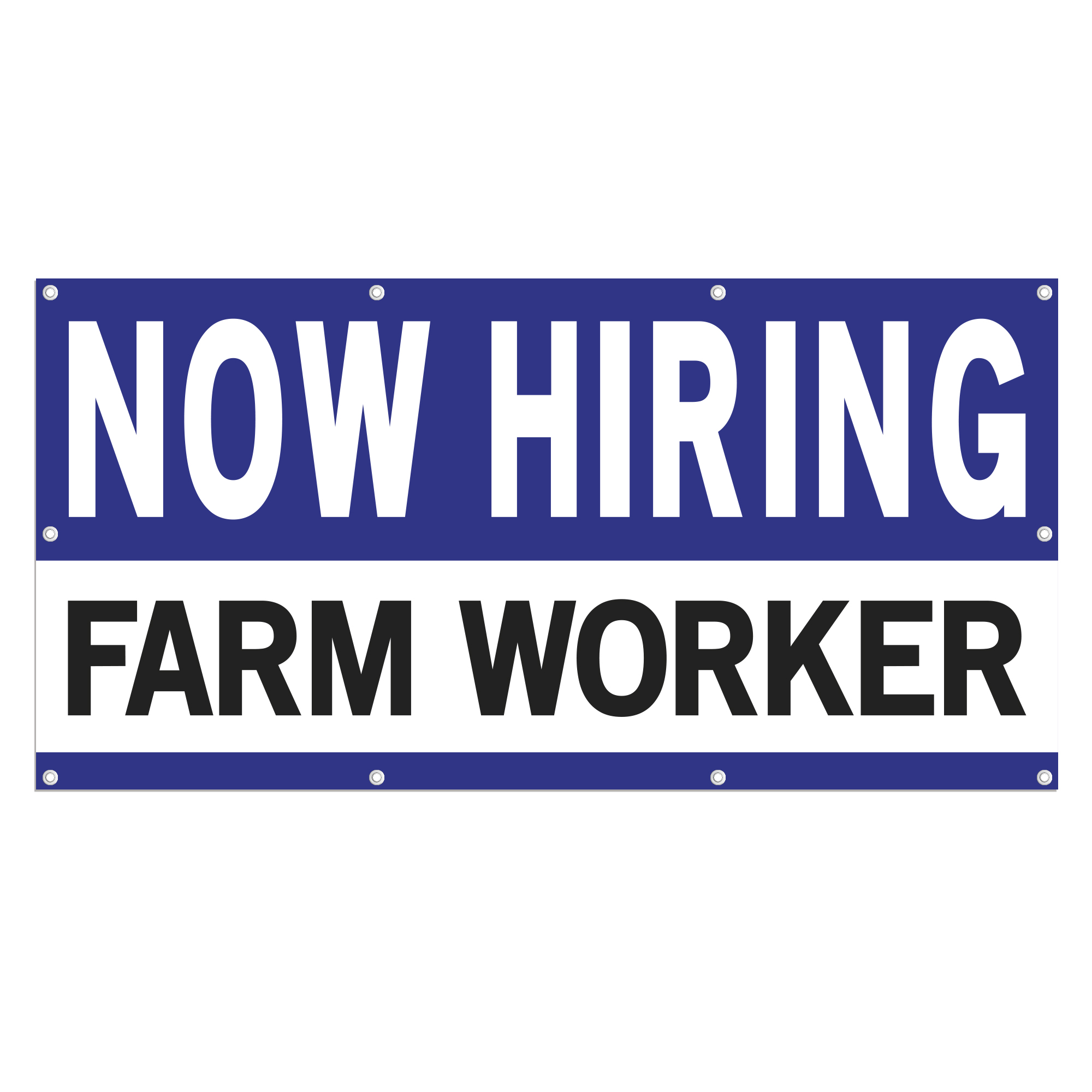 Laborer Property. Sign Now Hiring Farm Worker 13 oz Heavy Duty Vinyl Banner Roustabout Jobs ...