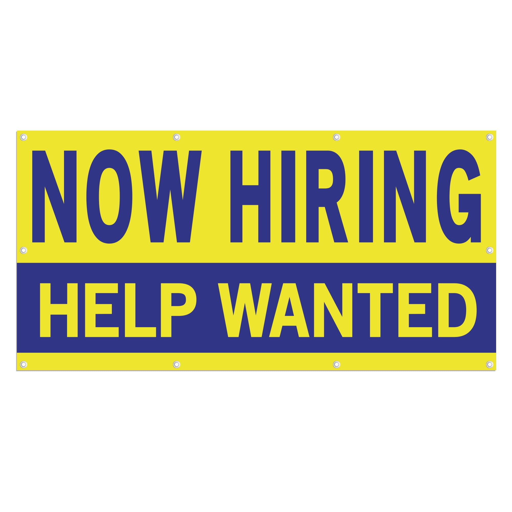 Now Hiring Help Wanted 13 oz Heavy Duty Vinyl Banner All Position Jobs ...