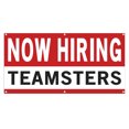 thumbnail image 1 of Now Hiring Teamsters 13 oz Heavy Duty Vinyl Banner Truck Driver Jobs Available CDL Drivers Help Wanted Sign for Business Indoor/Outdoor Single-Sided with Metal Grommets (1.5x5 ft, Wh & Re & Bk), 1 of 6