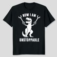 thumbnail image 1 of Now I Am Unstoppable Funny T-Rex Unisex T-Shirt, Sizes S-5XL, Gategoo, 1 of 5
