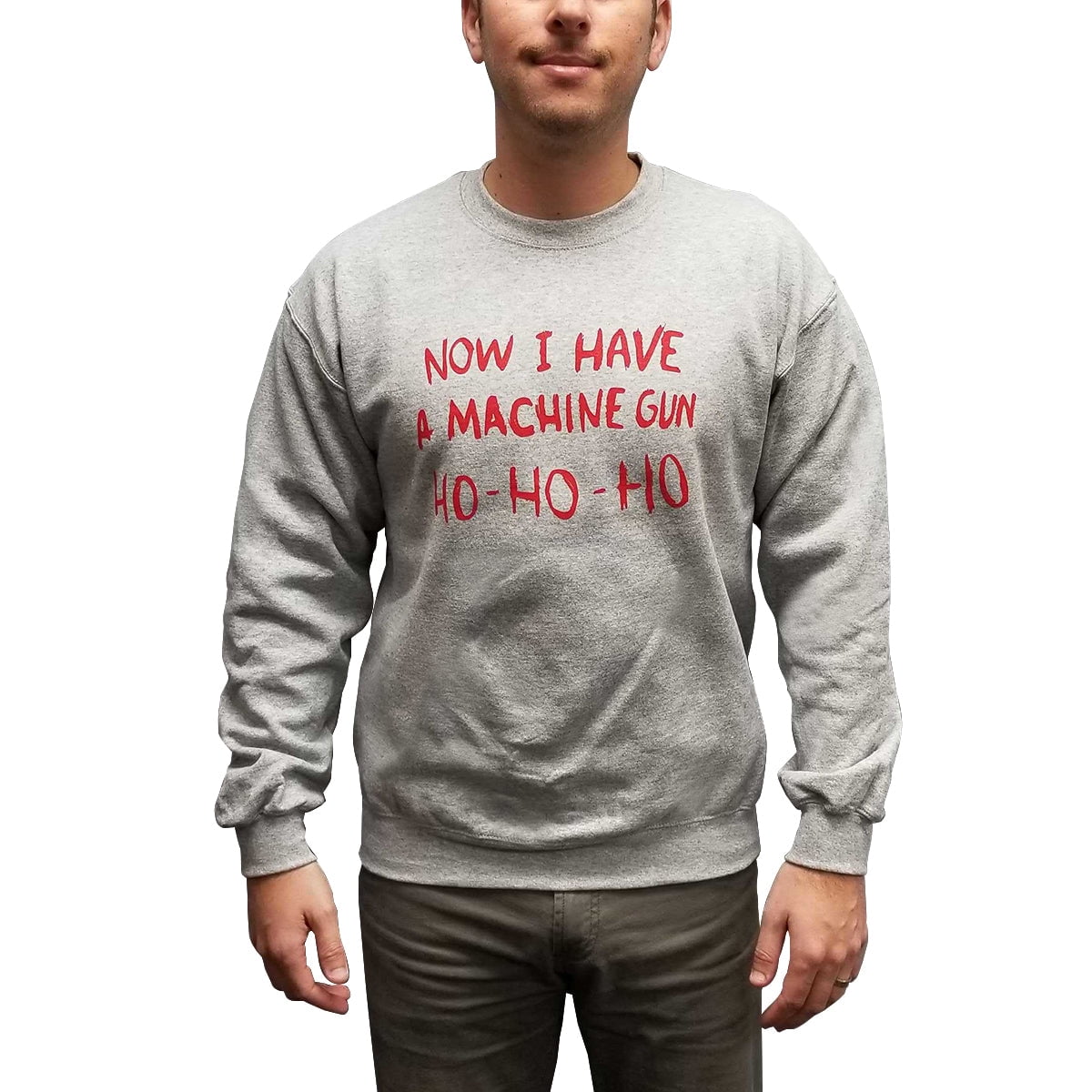 Machine Gun Ho Sweater Now I Have A Machine Gun Christmas Jumper