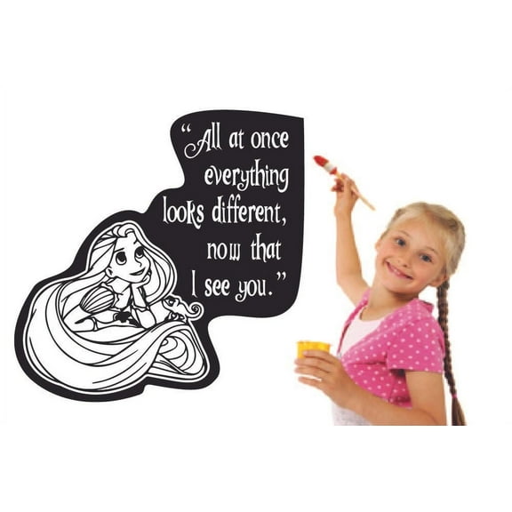 Now That I See You Frozen Quote Disney Cartoon Quotes Wall Sticker Art Decal for Girls Boys Room Bedroom Nursery Kindergarten House Fun Home Decor Stickers Wall Art Vinyl Decoration Size (30x30 inch)
