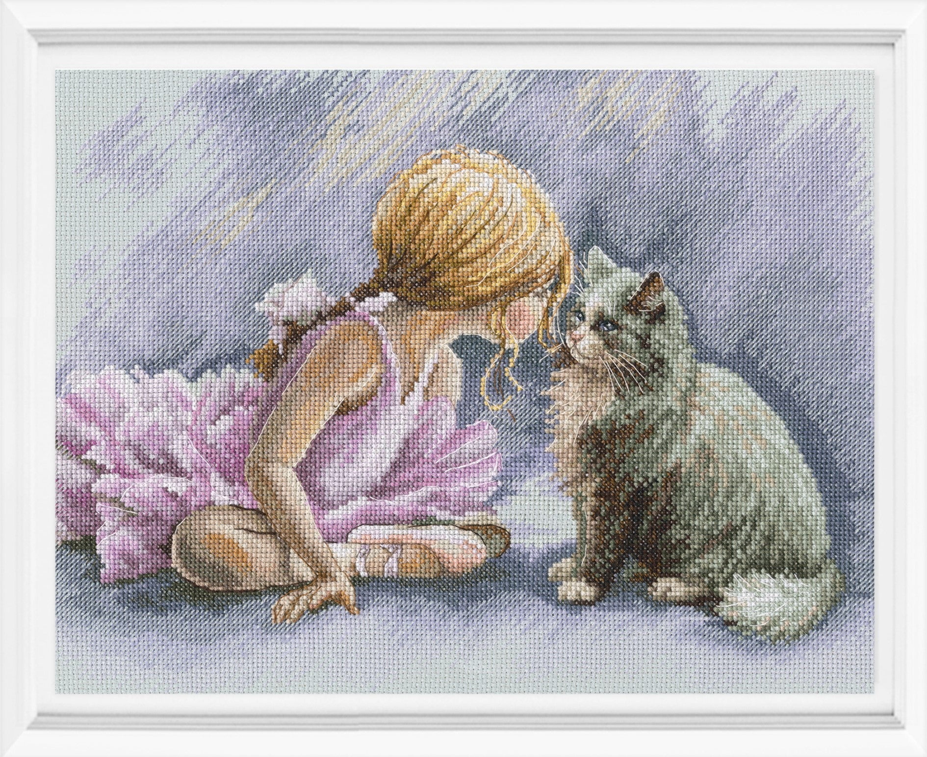 Now I'll teach you M996 Counted Cross Stitch Kit