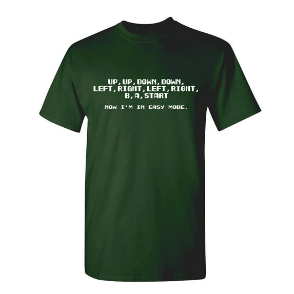 Now I'm In Easy Mode Sarcastic Humor Graphic Novelty Funny T Shirt