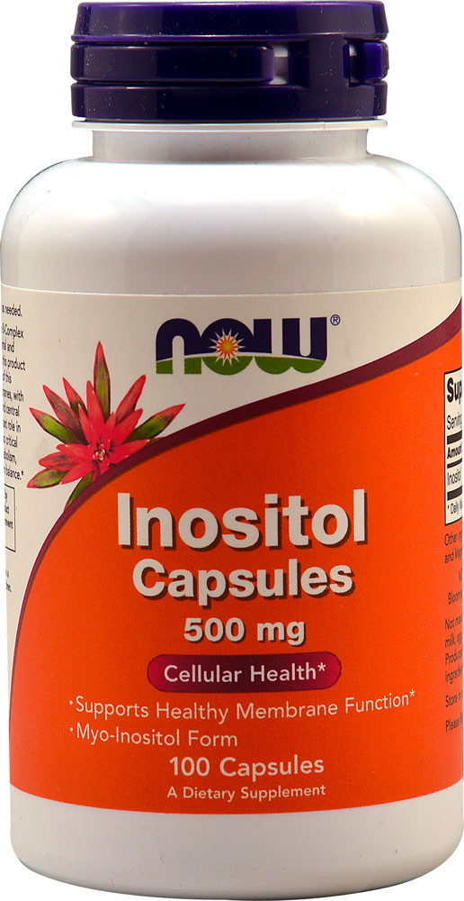 Now Inositol Capsules -- 500 Mg - 100 Capsules - Walmart.com