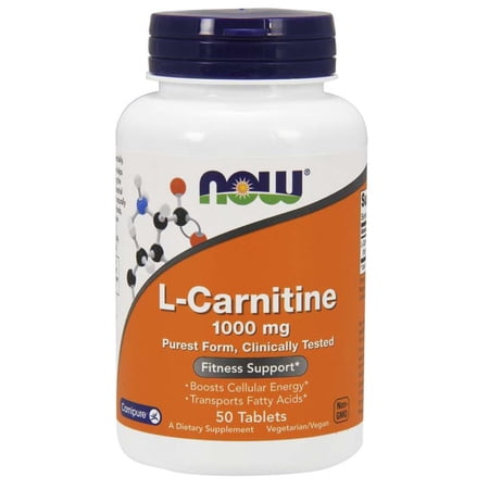 Now L-Carnitine -- 1000 Mg - 50 Tablets