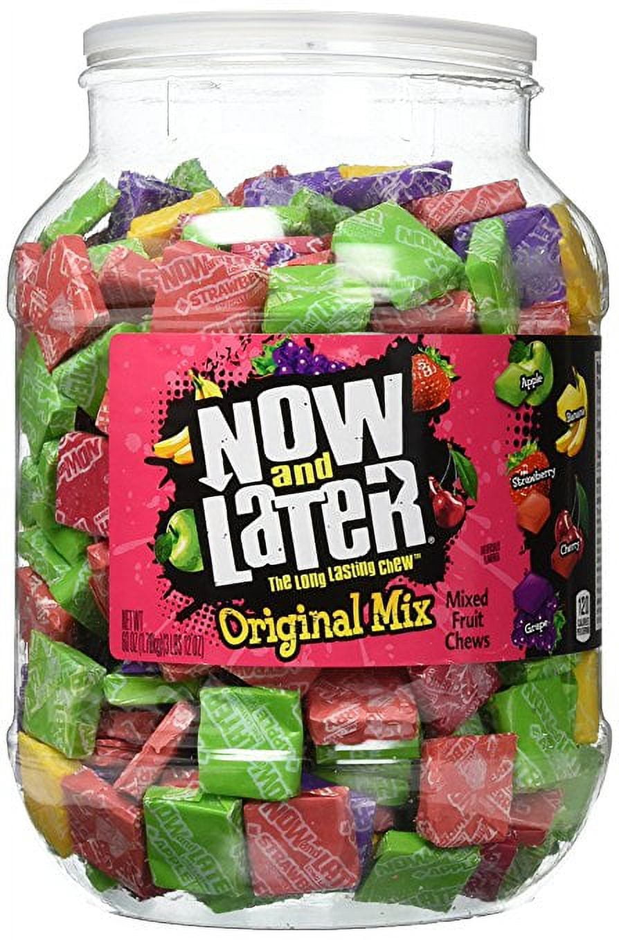 Now & Later Original Assorted Taffy Chews Bag, 60 oz Now & Later Original Assorted Taffy Chews Bag, 60 oz