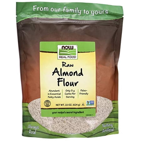 Now Natural Foods, Almond Flour With Essential Fatty Acids, 5 G Carbs Per Serving, 22-Ounce (Packaging May Vary)