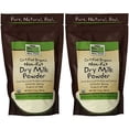 thumbnail image 1 of Now Natural Foods, Organic Non-Fat Dry Milk Powder With Protein And Calcium, Product Of The Usa, 12-Ounce (Packaging May Vary) (Pack Of 2), 1 of 3