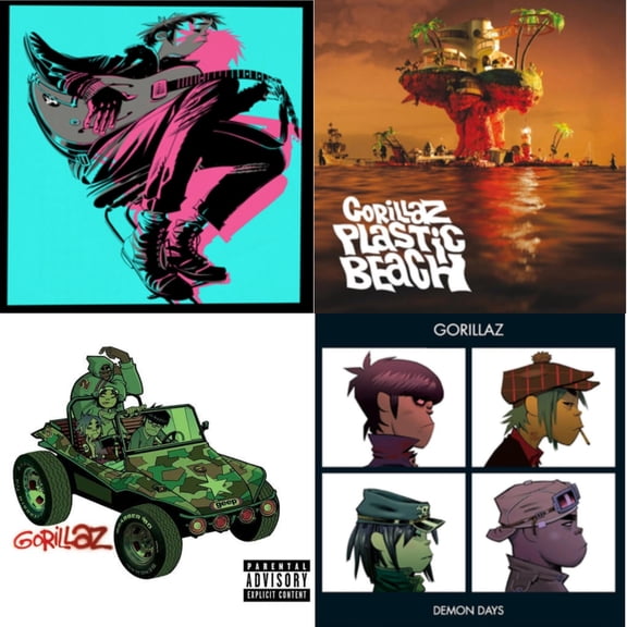 Now Now (180G/Dl Code) & Plastic Beach & Gorillaz & Demon Days (2LP)
