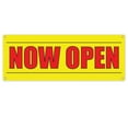 thumbnail image 1 of Now Open 13 oz Banner 13 oz Vinyl Banner With Metal Grommets, 1 of 4