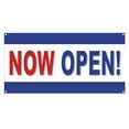 thumbnail image 1 of Now Open 13 oz Heavy Duty Vinyl Banner Outdoor/Indoor Now Open Sign for Business, Storefront, Advertising with Metal Grommets - Multiple Sizes & Colors - Single-Sided (10x4 Ft, Mixed), 1 of 6