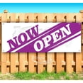 thumbnail image 1 of Now Open 13 oz Vinyl Banner With Metal Grommets, 1 of 4