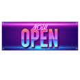 thumbnail image 1 of Now Open 13 oz Vinyl Banner With Metal Grommets, 1 of 4