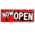 thumbnail image 1 of Now Open 13 oz Vinyl Banner With Metal Grommets, 1 of 4