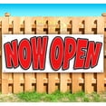 thumbnail image 1 of Now Open 13 oz Vinyl Banner With Metal Grommets, 1 of 4