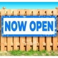 thumbnail image 1 of Now Open 13 oz Vinyl Banner With Metal Grommets, 1 of 4