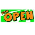 thumbnail image 1 of Now Open 13 oz Vinyl Banner With Metal Grommets, 1 of 4