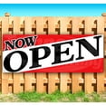thumbnail image 1 of Now Open 13 oz Vinyl Banner With Metal Grommets, 1 of 4