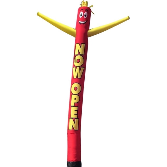 Now Open 20 Foot Tall Inflatable Tube Man Air Powered Dancing Puppet Guy for Outdoor Advertising, Replacement Dancer Only, Motor Not Included | ZJQYDS