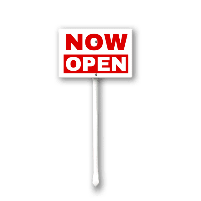 Now Open Sign 12