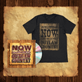 thumbnail image 1 of Now Outlaw Country CD + T-Shirt Bundle - Small (Walmart Exclusive), 1 of 3