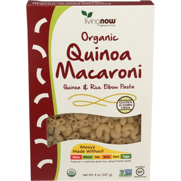 Now Pasta Quinoa Macaroni 8 oz (Pack of 12)