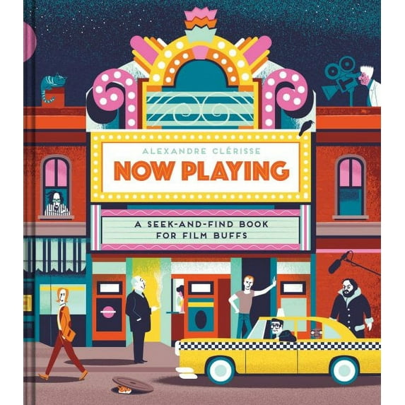 Now Playing: A Seek-and-Find Book for Film Buffs : (Trivia Game, Movie Trivia, Book about Film) (Hardcover)