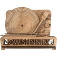 thumbnail image 1 of Now SPINNING Vinyl Record Display Stand Shelf Album Player Display Shelf Modern Vintage Vinyl Record Display Organization for Music Lovers Record Player Accessory, 1 of 3