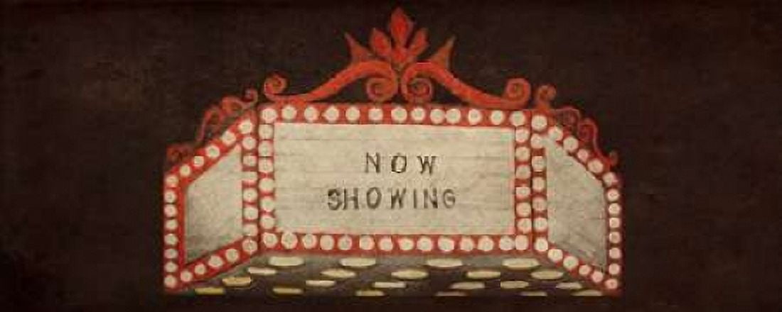 Now Showing Marquee Canvas Art - Gina Ritter (24 x 48)