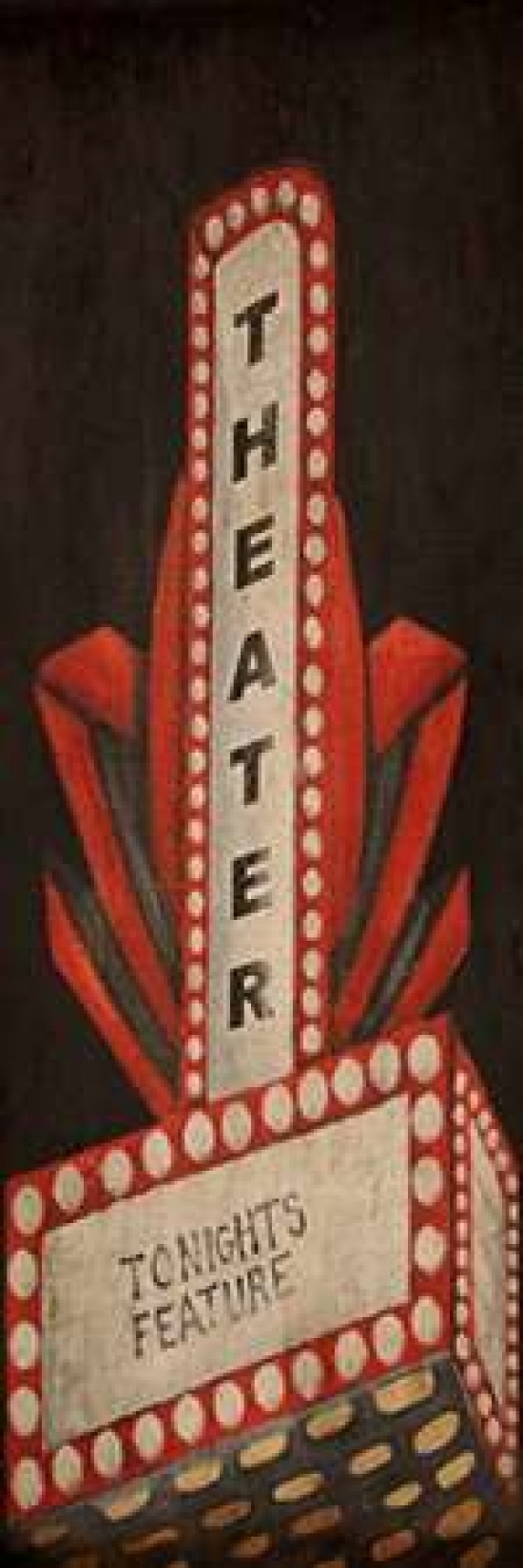 Now Showing Theater Canvas Art - Gina Ritter (8 x 24)