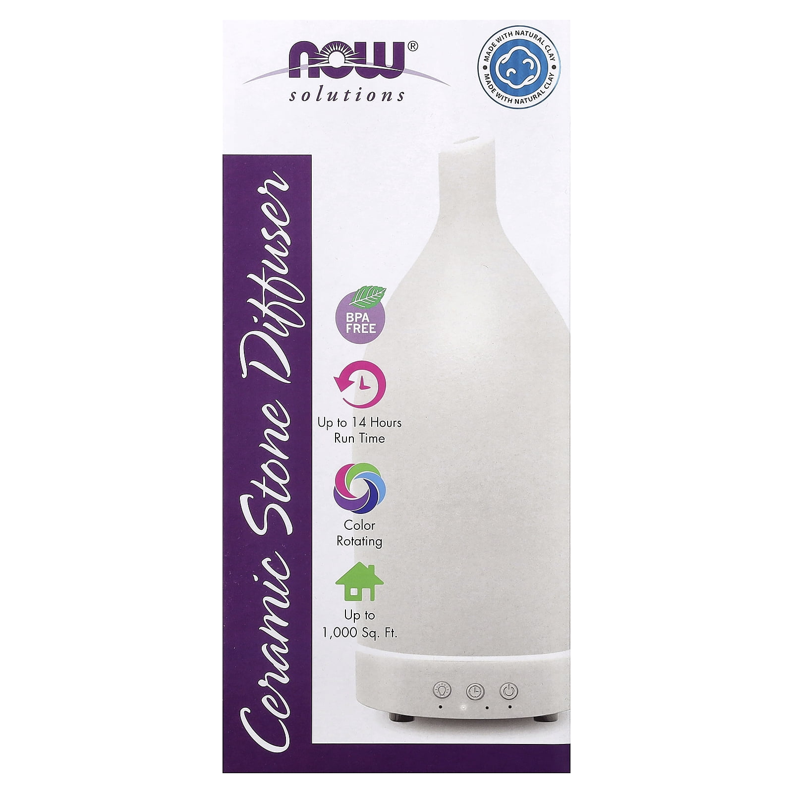 NOW Foods Solutions, Ceramic Stone Diffuser, 1 Diffuser - Walmart.com