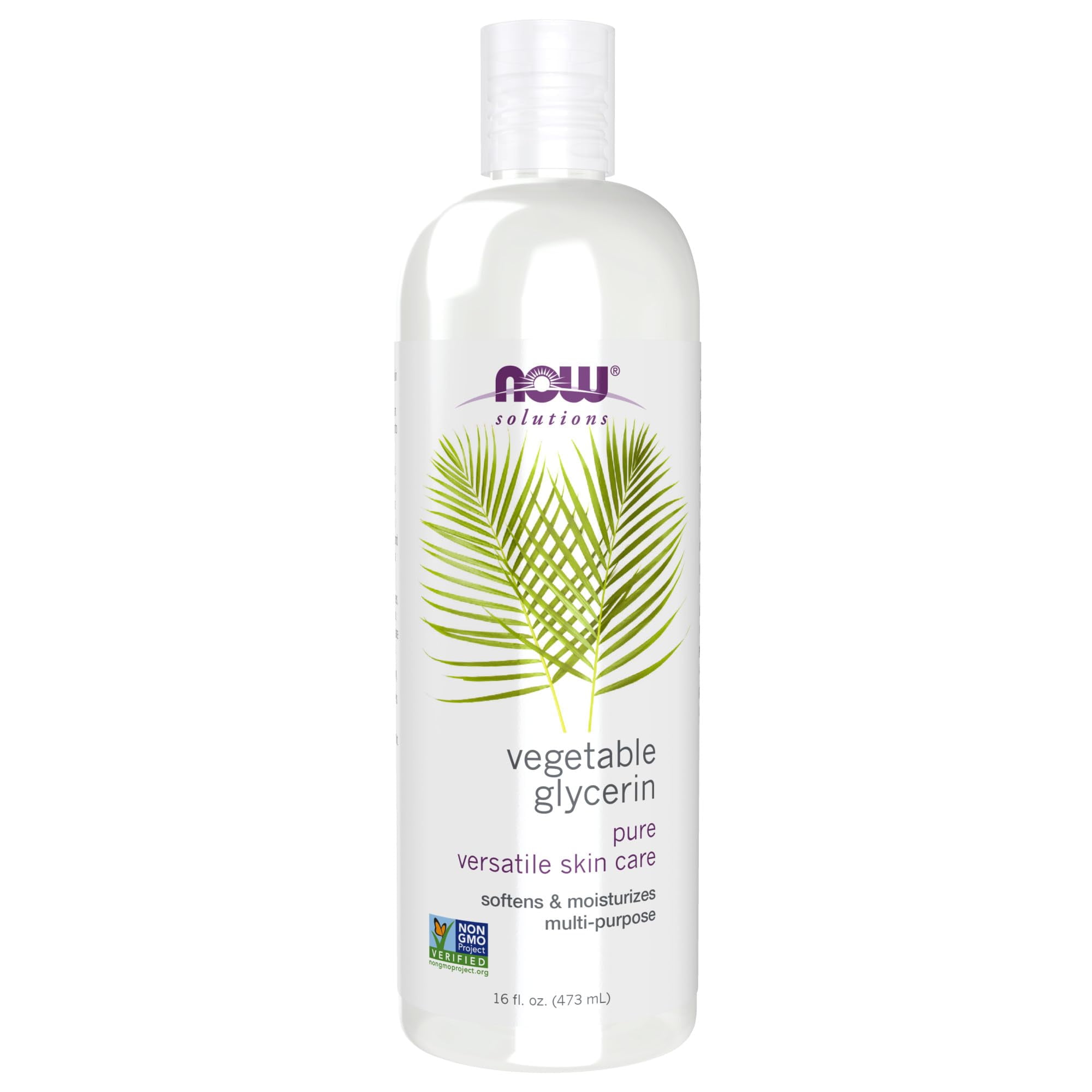 Now Solutions, Vegetable Glycerin, 100% Pure, Versatile Skin Care, Softening And Moisturizing 