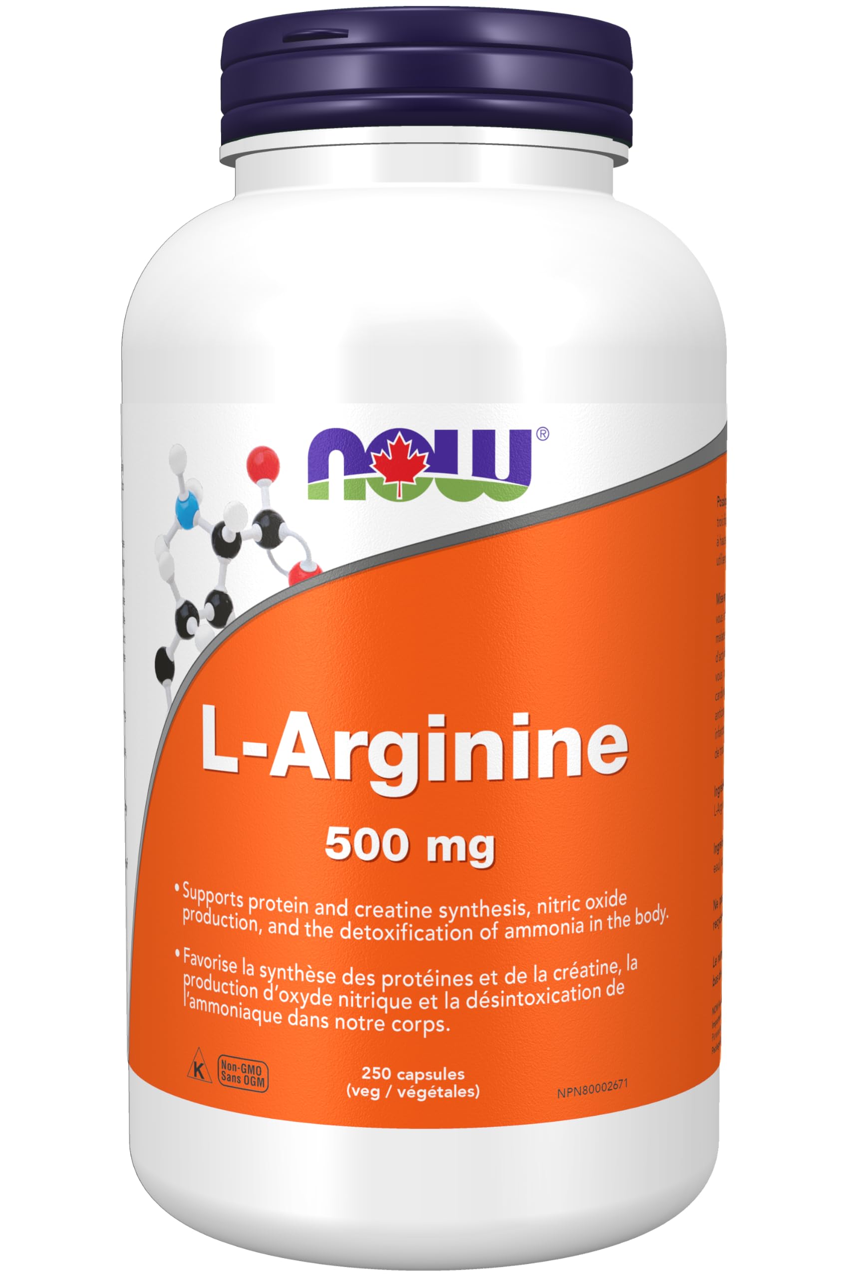 Now Supplements, LArginine 500 Mg, Nitric Oxide Precursor*, Amino Acid