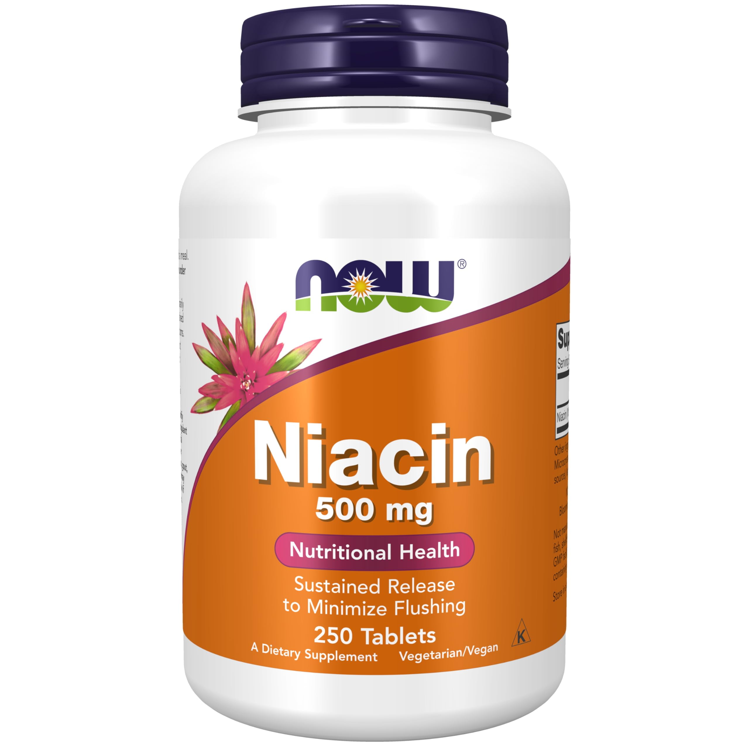 Now Supplements, Niacin (Vitamin B3) 500 Mg, Sustained Release